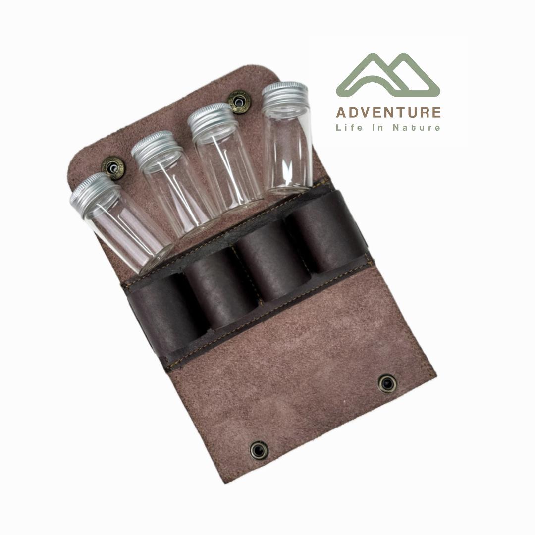 کیف ادویه چرمی 4 تایی