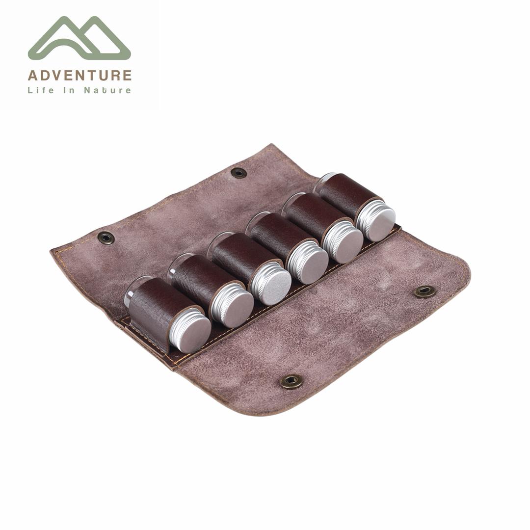 کیف ادویه چرمی6 تایی