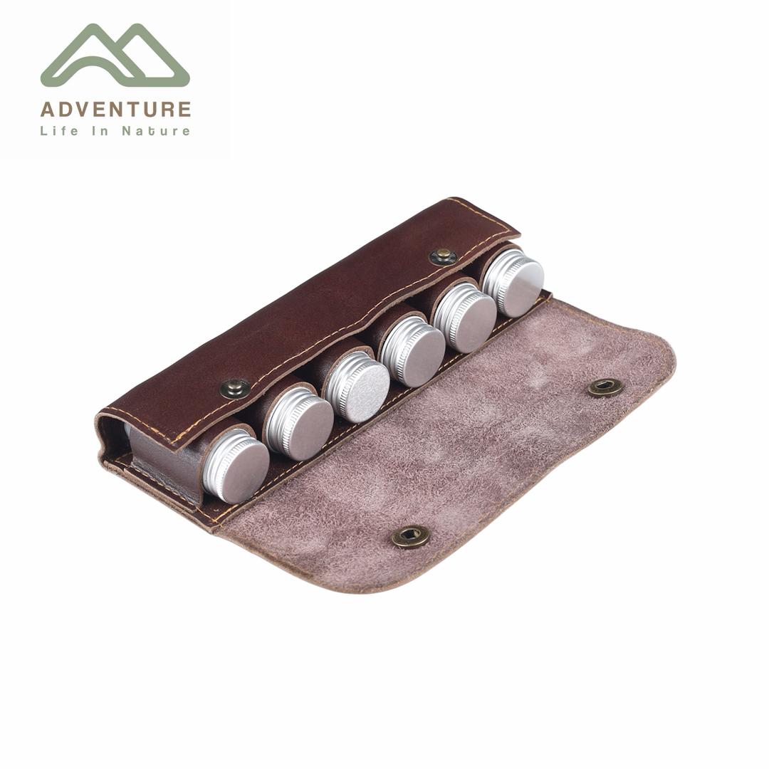 کیف ادویه چرمی6 تایی