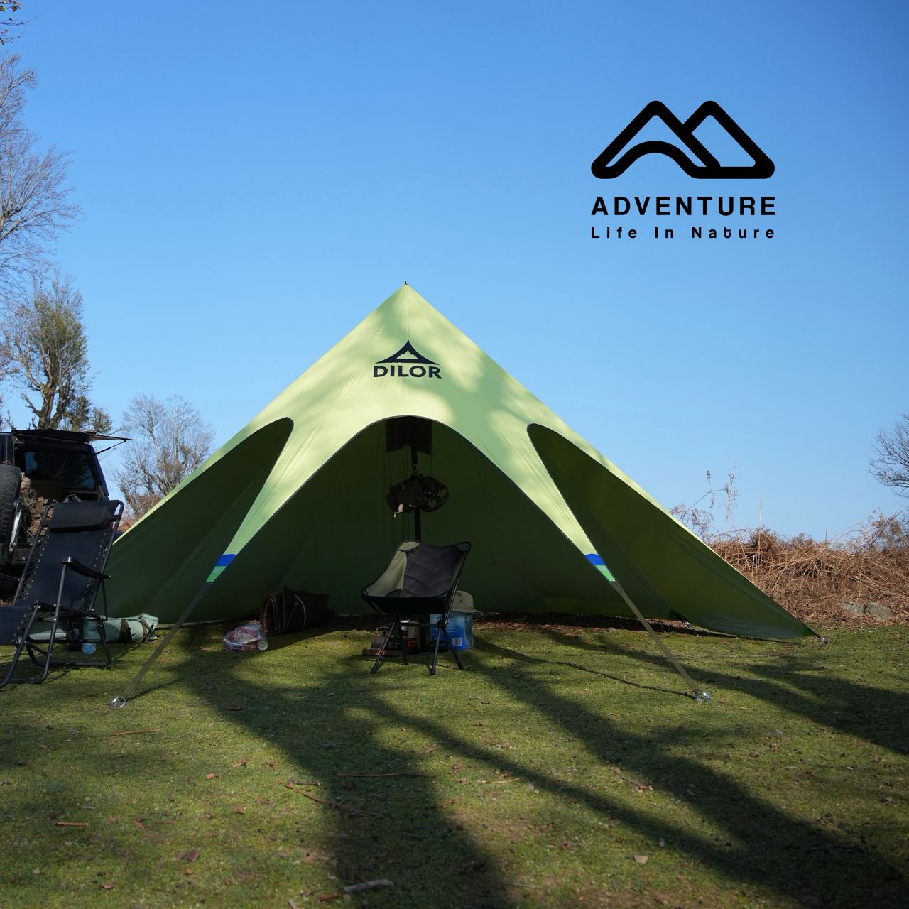 سایبان ستاره ای دیلور مدل adventure