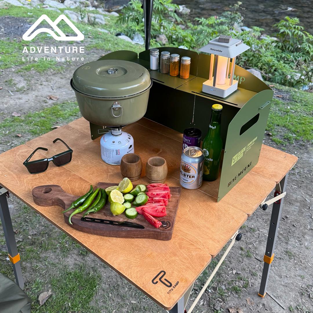 بادگیر تاشو کمپینگ سایز بزرگ بلک دیر