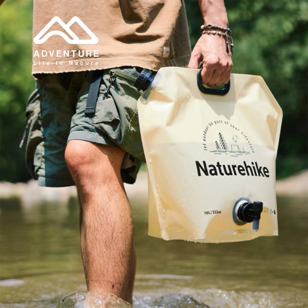 گالن آب تاشو شیردار 10 لیتری نیچرهایک