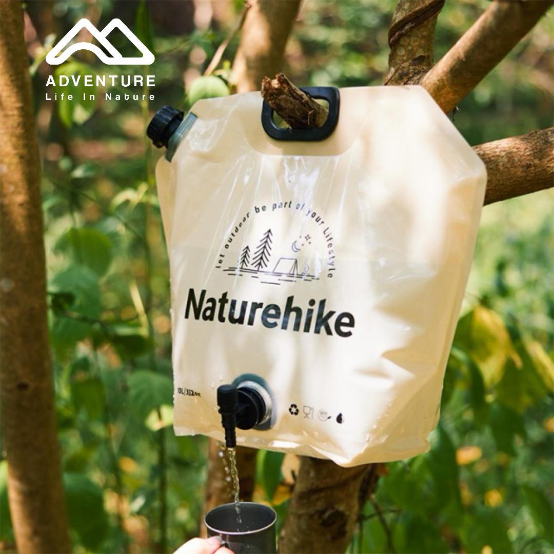 گالن آب تاشو شیردار 10 لیتری نیچرهایک