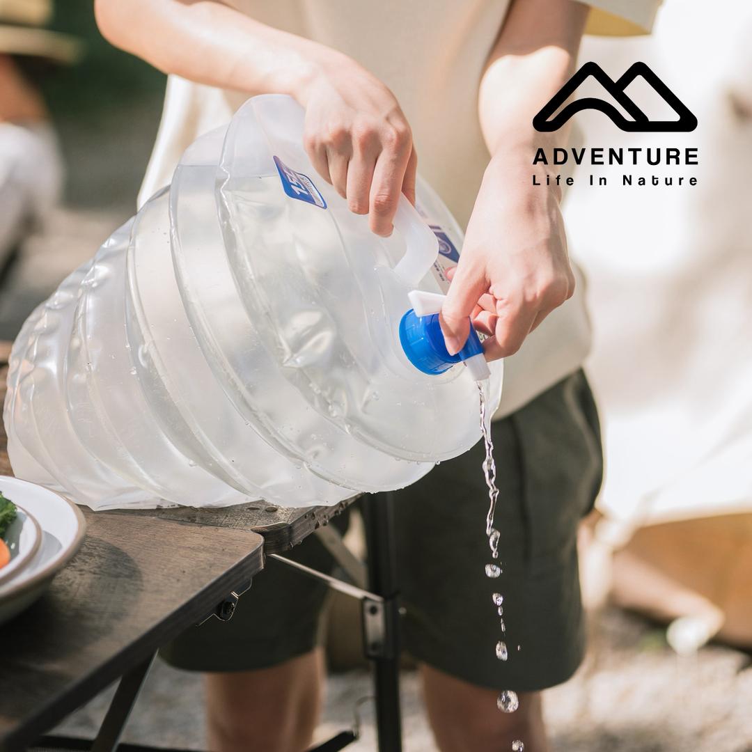 گالن آب آکاردئونی شیردار 15 لیتری نیچرهایک