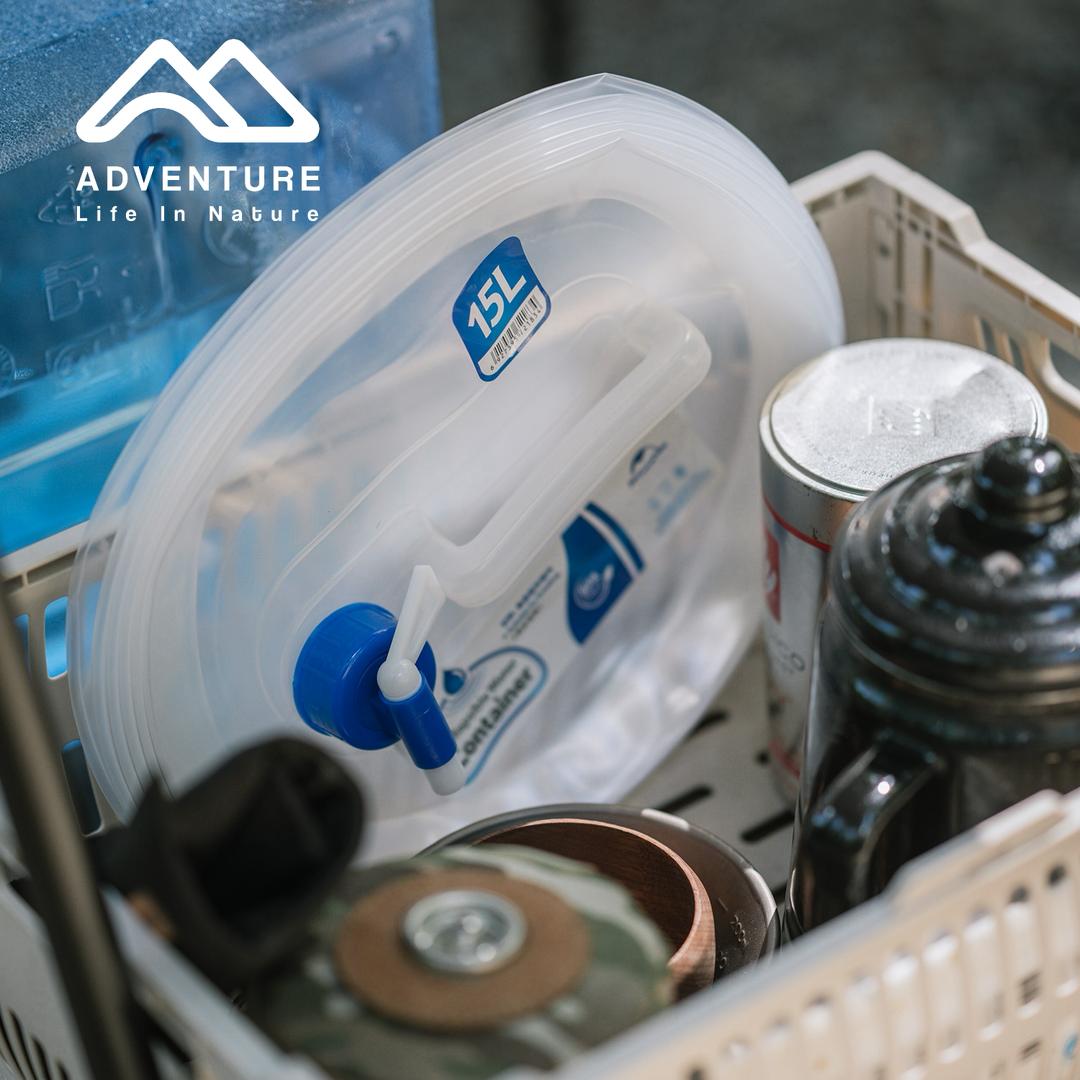 گالن آب آکاردئونی شیردار 15 لیتری نیچرهایک