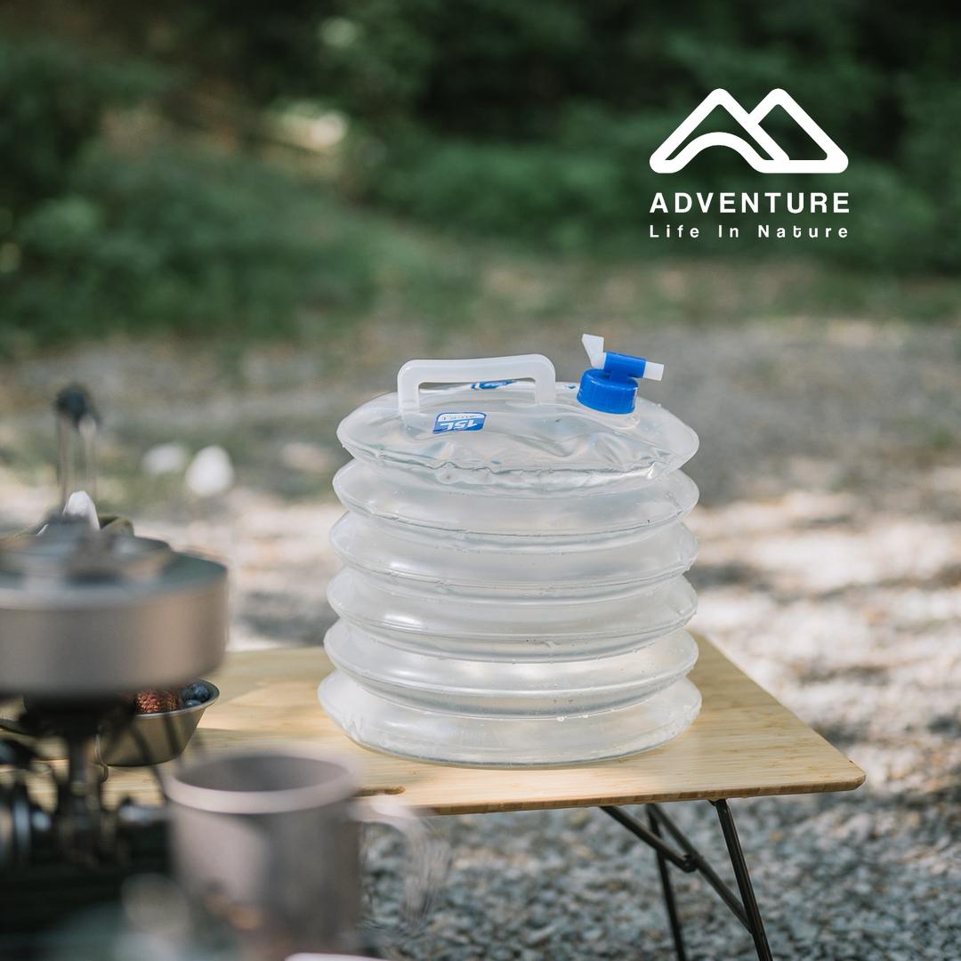 گالن آب آکاردئونی شیردار 15 لیتری نیچرهایک