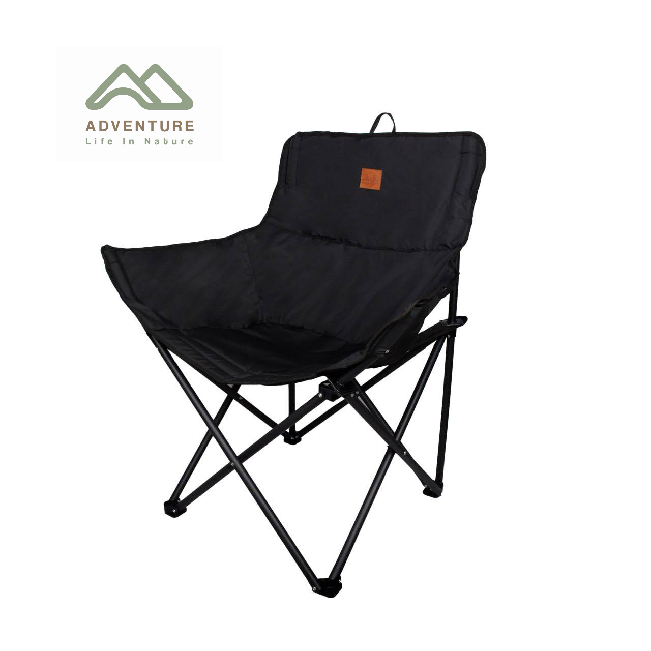 صندلی تاشو هپی کمپ سایز Large مشکی