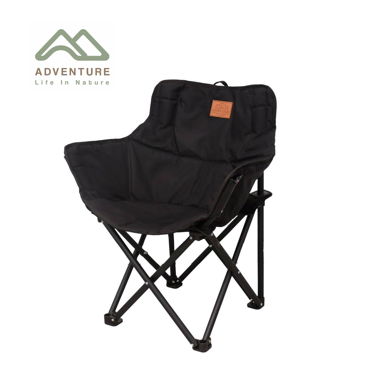 صندلی تاشو هپی کمپ سایز Small آبی