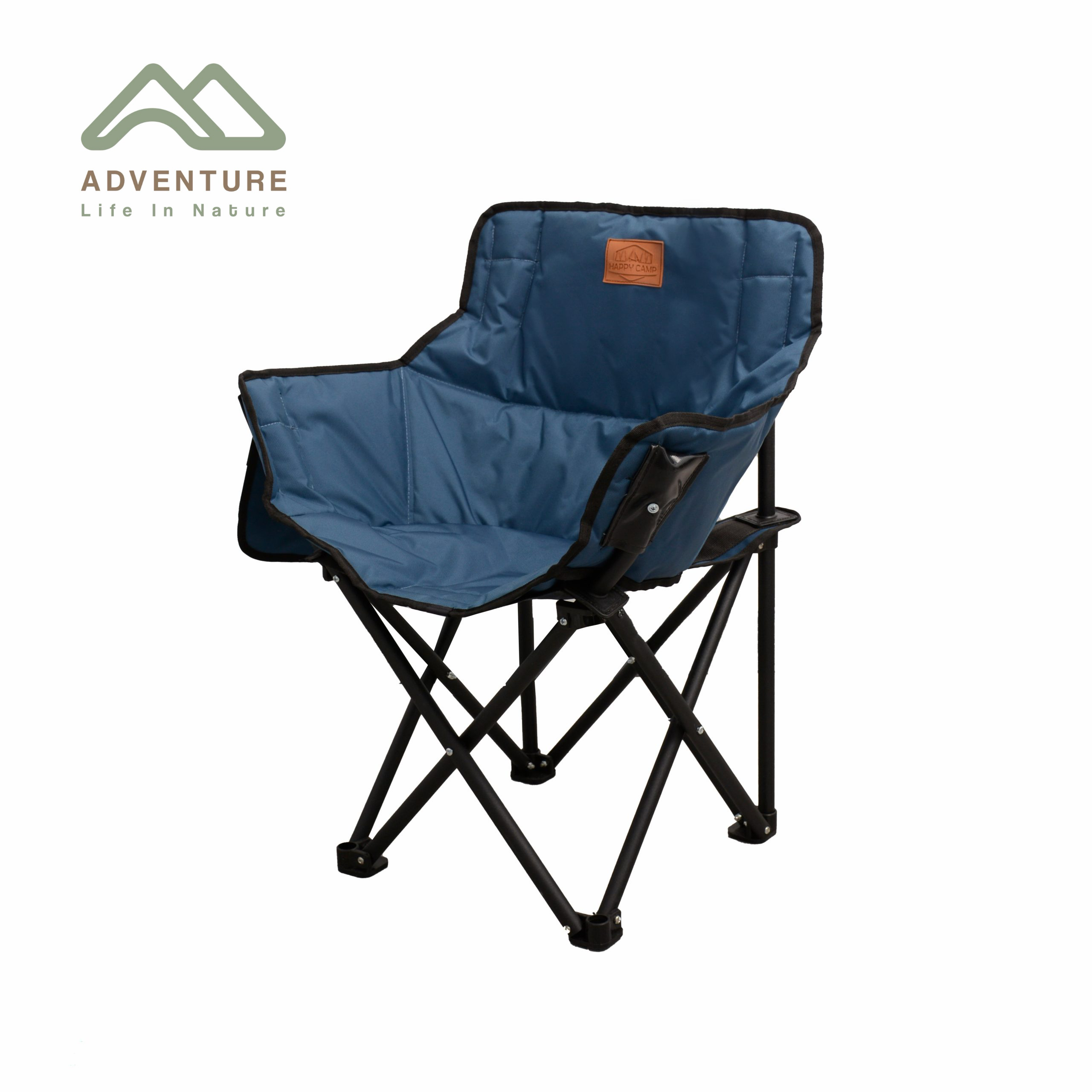 صندلی تاشو هپی کمپ سایز Small آبی